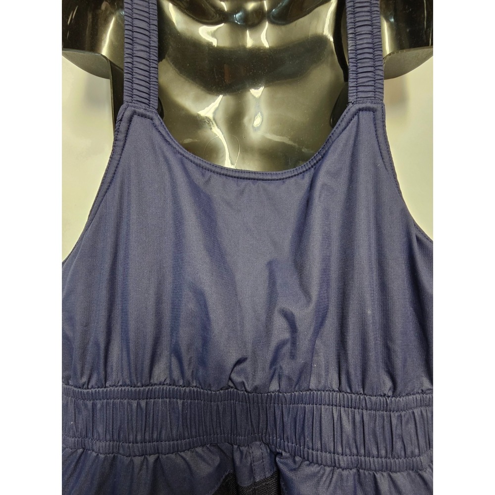 LL Bean Cold Buster Snow Bibs Youth Navy Overall Snow Pants Winter Thinsulate 12 - Picture 8 of 11